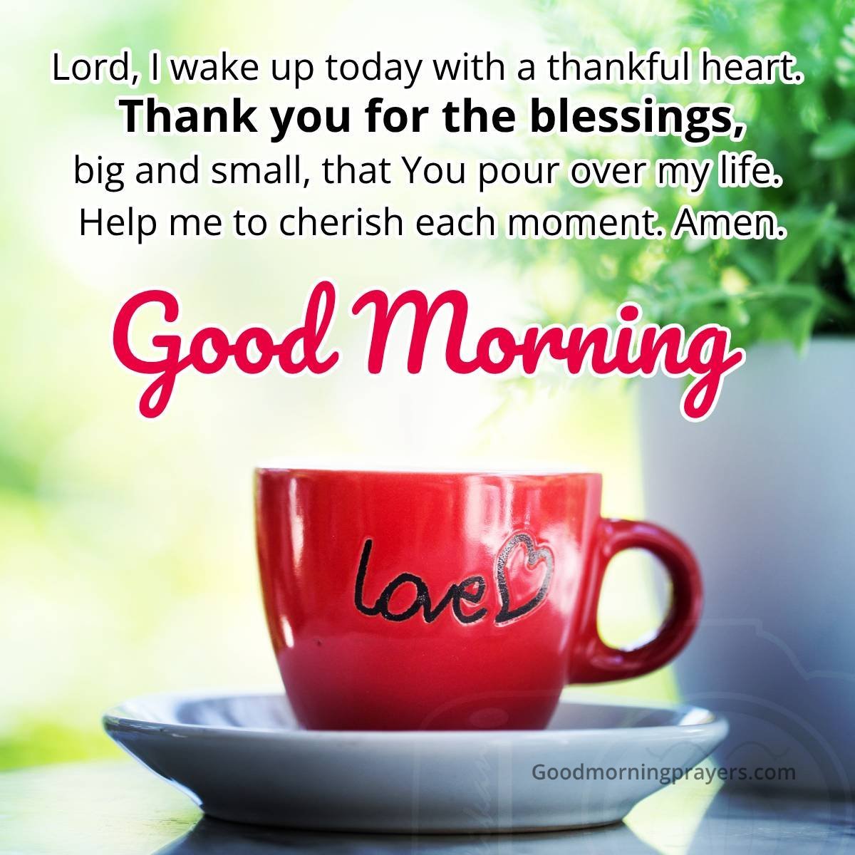 Blessed Morning Prayer Images For Thanking God