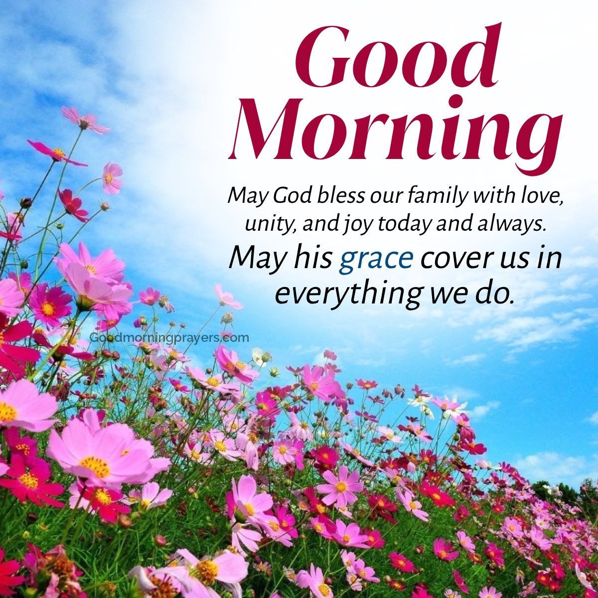 Good Morning Prayer For Family Unity