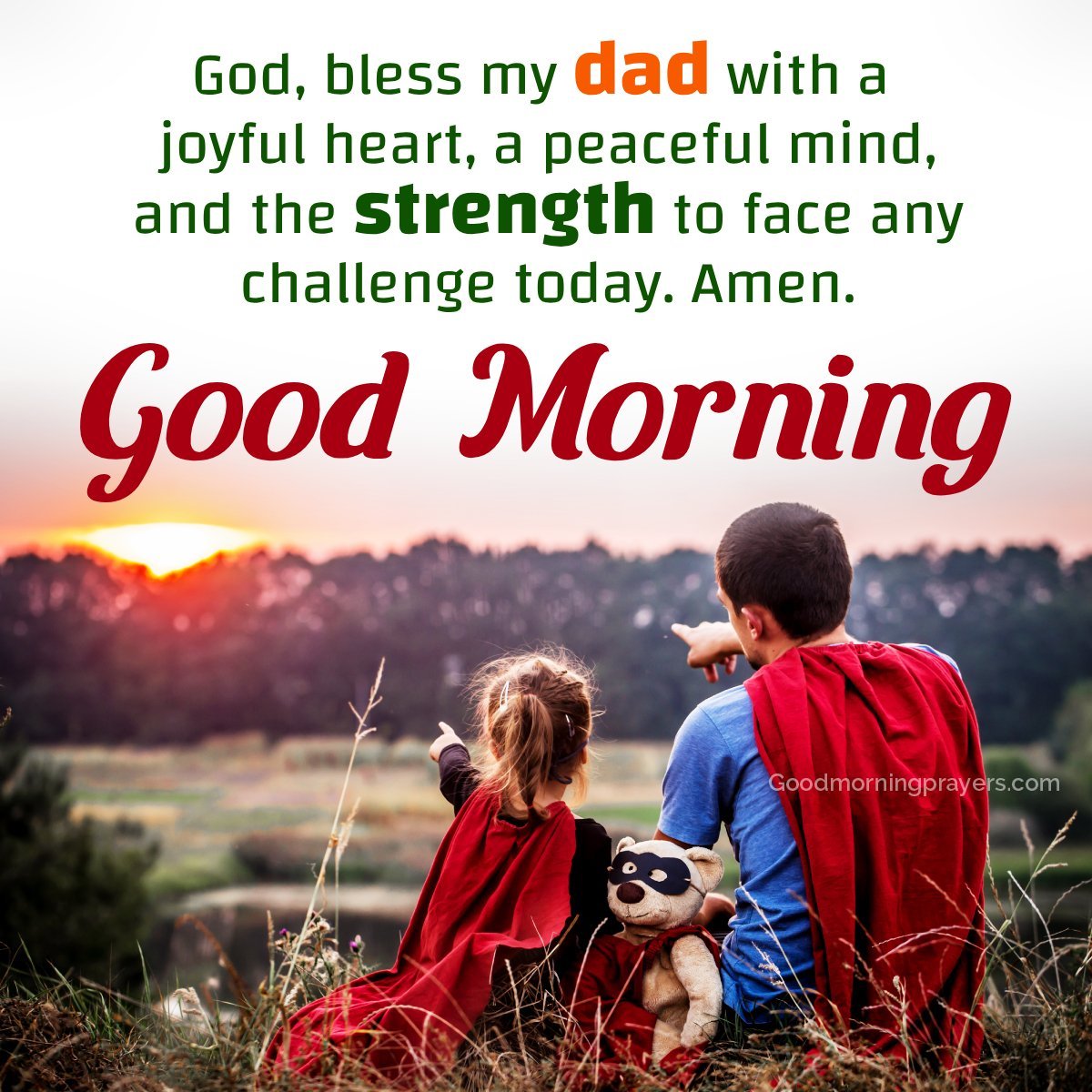 Prayer For Father’s Morning Peace